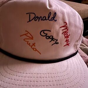 Goofy’s hat co Vintage Disney character Signature ballCap 80’s leather adjuster